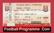 England v Portugal 2002 – Football Ticket Stoke City U21