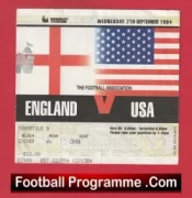 England v America 1994 – Football Ticket USA