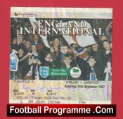 England v Cameroon 1997 – Football Ticket