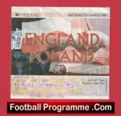 England v Poland 1999 – Football Ticket