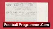 England v Germany 1991 – Football Ticket Schoolboys