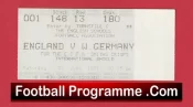 England v Germany 1991 – Football Ticket Schoolboys
