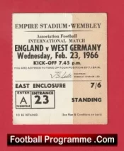 England v Germany 1966 – Football Ticket