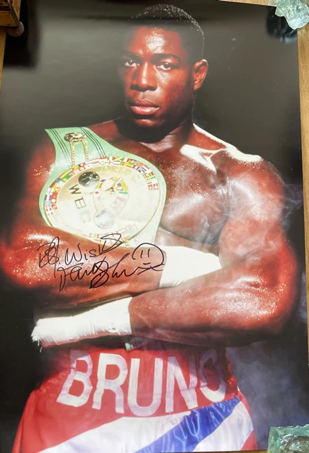 Boxing Frank Bruno Signed Autograph Picture Poster - Image 2