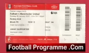 Fulham v Manchester United 2025 – Football Ticket