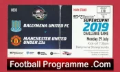 Ballymena United v Manchester United 2019 – U23 Football Ticket Ireland