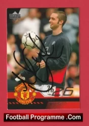 Manchester United Mark Wilson Autographed Signed Football Card Man Utd