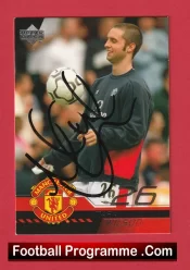 Manchester United Mark Wilson Autographed Signed Football Card Man Utd