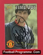 Manchester United Raimond Van Der Gouw Autograph Signed Football Card Man Utd
