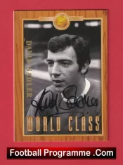 Manchester United David Sadler Autograph Signed Football Card Man Utd