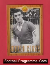 Manchester United Bill Foulkes Autograph Signed Football Card Man Utd
