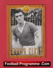 Manchester United Bill Foulkes Autograph Signed Football Card Man Utd