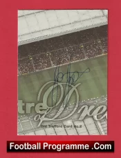 Manchester United Joe Jordan Autograph Signed Football Card Man Utd