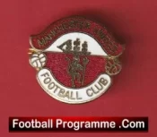 Manchester United Vintage Football Badge Man Utd Badge 1970s