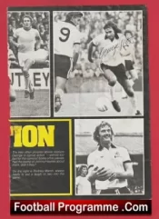 Fulham George Best Autograph Signed Magazine Picture