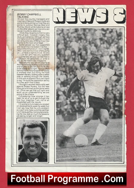 Fulham George Best Autograph Signed Magazine Picture - Image 3
