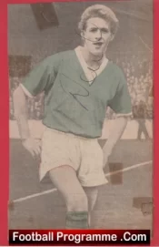 Manchester City Denis Law Signed Autograph Picture Man Utd 1960s