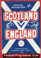 Scotland v England 1960 + Bobby Charlton v Denis Law