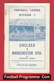 Chelsea v Manchester United 1963 – Pirate Programme
