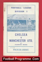 Chelsea v Manchester United 1963 – Pirate Programme