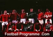 Manchester United v Real Madrid 1968 European Cup Semi Final Multi Signed