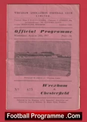 Wrexham v Chesterfield 1957 – 1950s