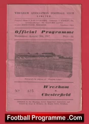 Wrexham v Chesterfield 1957 – 1950s
