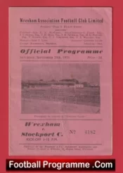 Wrexham v Stockport County 1958 – 1950s