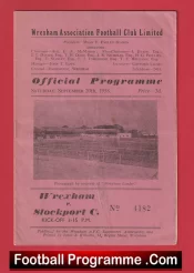Wrexham v Stockport County 1958 – 1950s