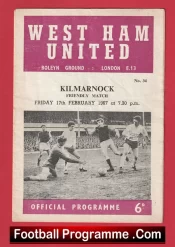 West Ham United v Kilmarnock 1967 – Friendly Game