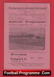 Wrexham v Newport County 1958 – 1950s
