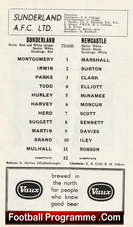 Sunderland v Newcastle United 1967 - Image 3