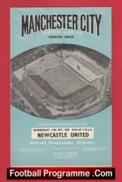 Manchester City v Newcastle United 1964