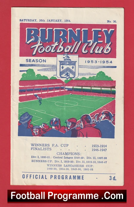Burnley v Newcastle United 1954 - Image 2
