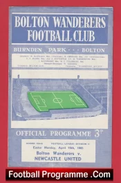 Bolton Wanderers v Newcastle United 1965