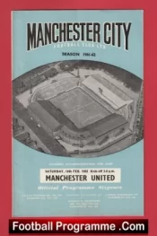 Manchester City v Manchester United 1962 – Man City v Man Utd