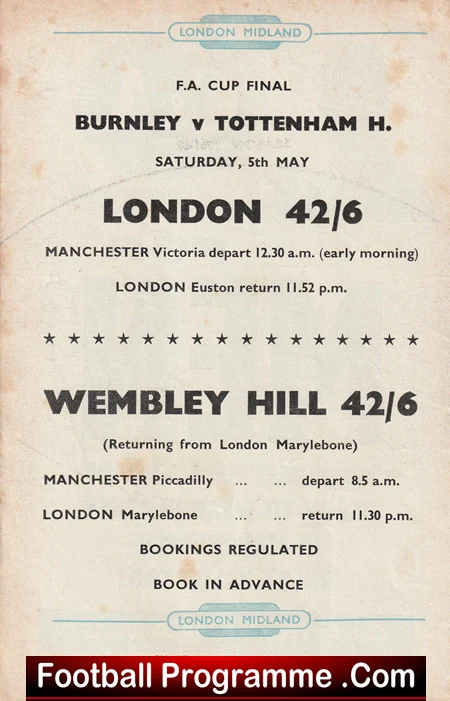 Manchester City v Blackburn Rovers 1962 - Man City Football Programmes - Image 4