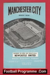 Manchester City v Newcastle United 1964 – Man City Football Programmes