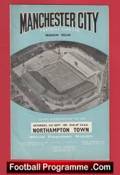 Manchester City v Northampton Town 1963 – Man City Football Programmes
