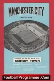 Manchester City v Grimsby Town 1964 – Man City Football Programmes