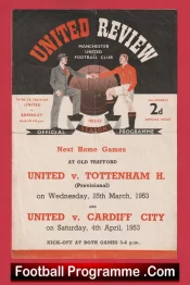 Manchester United v Barnsley 1953 – Youth Cup Duncan Edwards Plus