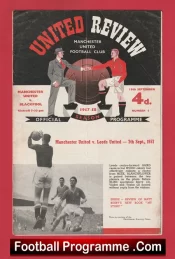 Manchester United v Blackpool 1957 – Munich Disaster Season
