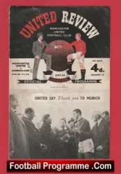 Manchester United v Sunderland 1958 – Munich Season 58
