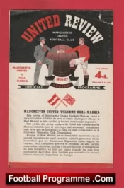 Manchester United v Real Madrid 1957 – Man Utd Semi Final