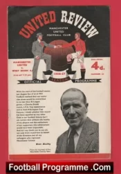 Manchester United v WBA 1957 – Man Utd 57