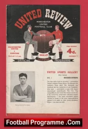 Manchester United v Everton 1956 – Man Utd 56 – Got Token