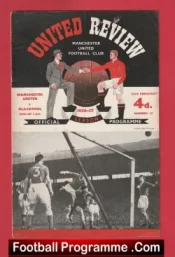 Manchester United v Blackpool 1957 – Man Utd 57 + Token