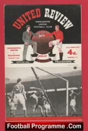 Manchester United v Blackpool 1957 – Man Utd Plus Token