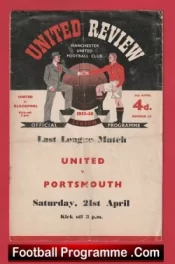 Manchester United v Blackpool 1956 – Title Decider Match Champions