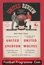 Manchester United v Manchester City 1955 – Man Utd 1950s